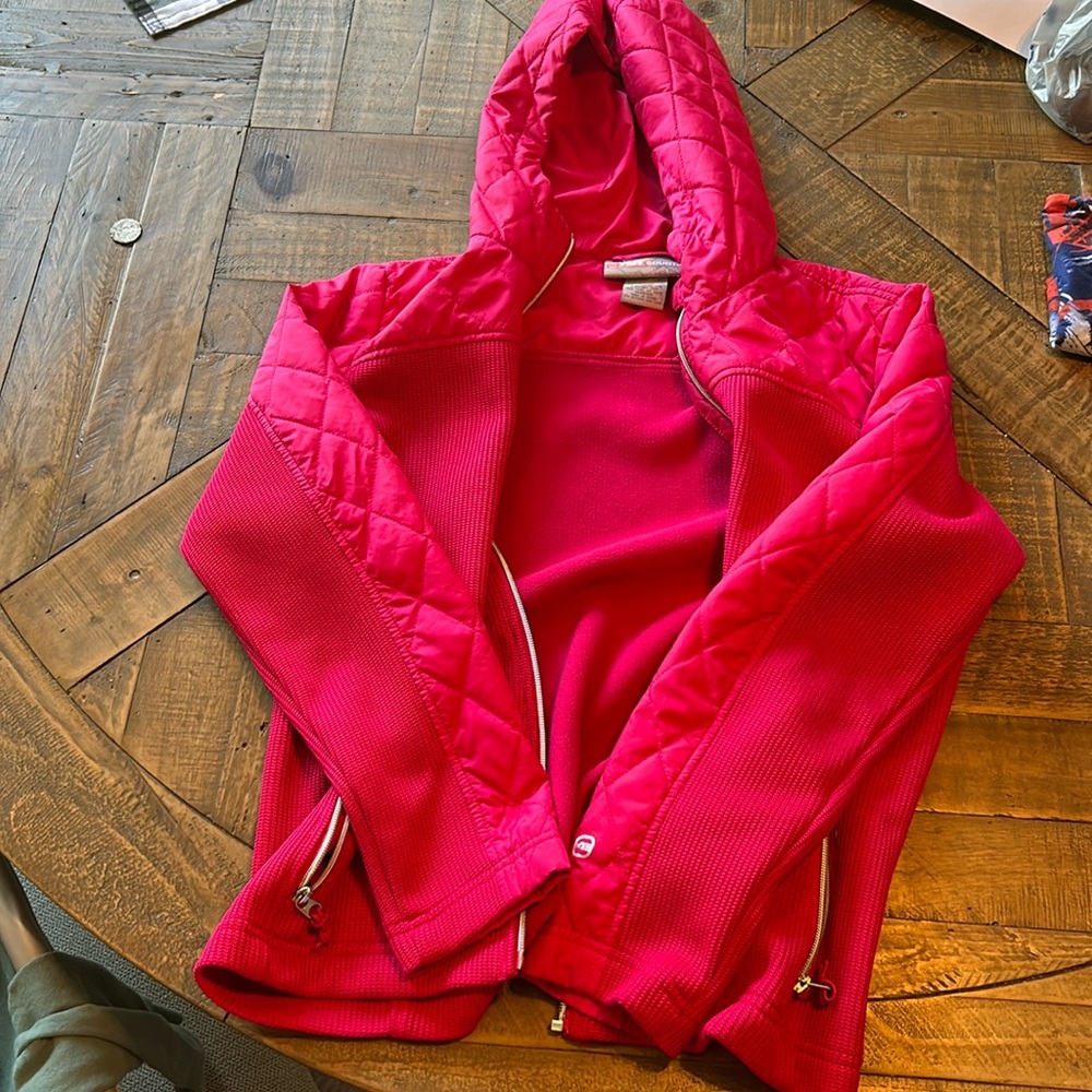 Free country vibrant pink shell jacket